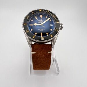 ADDIESDIVE AD2101 Wrist Watch Waterproof Mechanical Leather